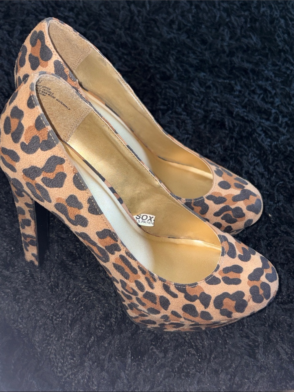 Mossimo Leopard Print Platform High Heels